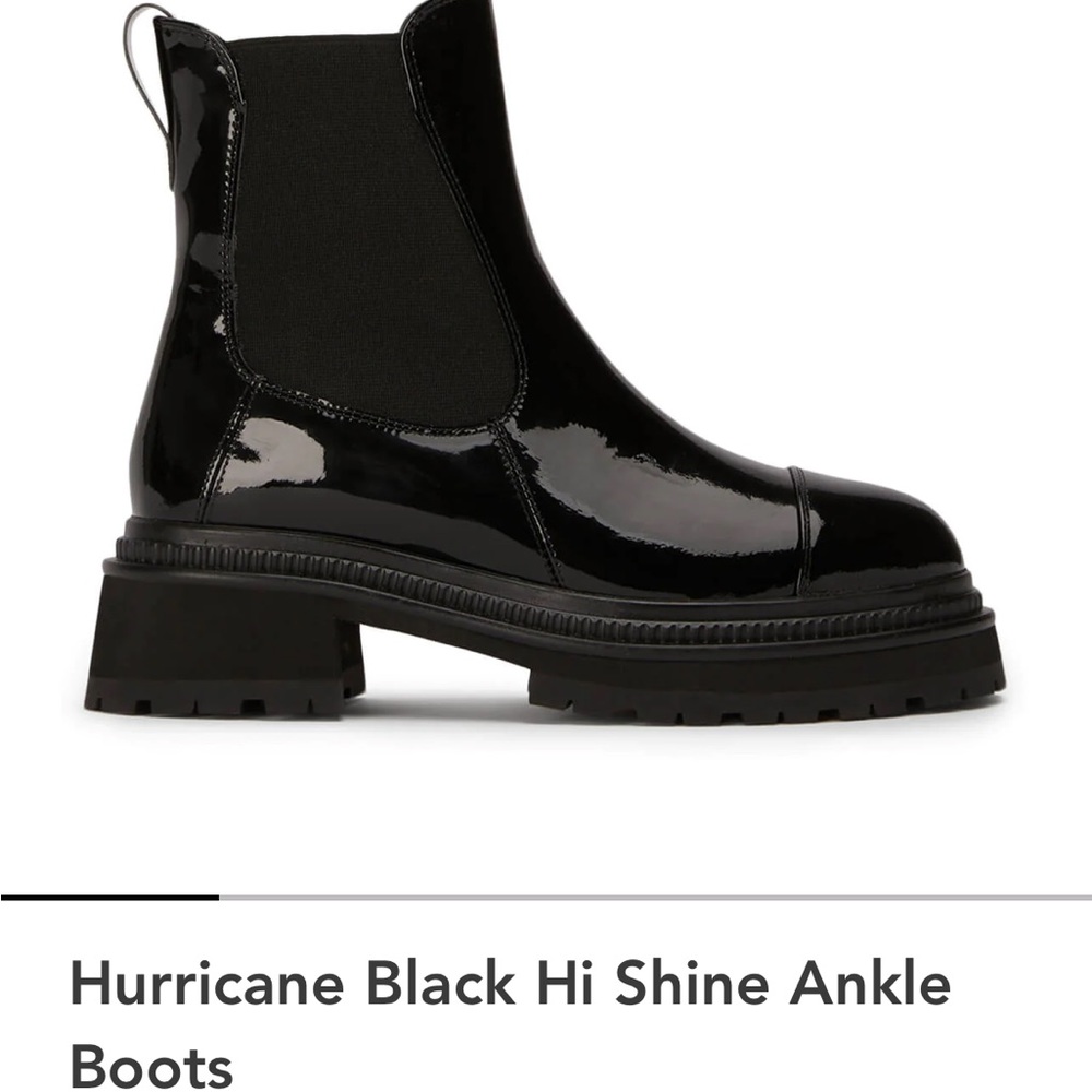SOLD OUT ONLINE —Tony Bianco Hurricane Black Hi Shine boots